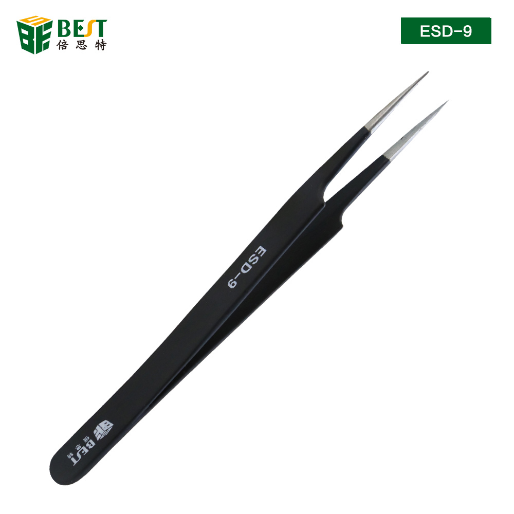 BST-ESD-9 Anti-Static Tweezers - Eyelash Extension In Chinese 评论和价格