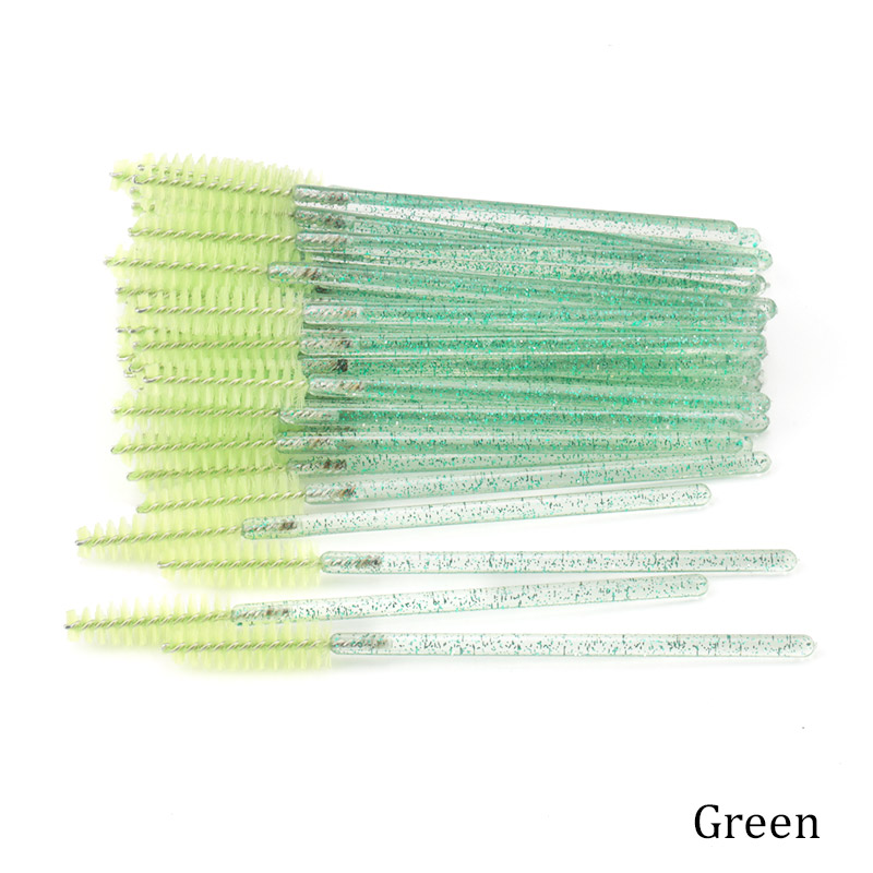 50PCS Eyelash Brushes Disposab - Micro Brush Applicator 评论和价格