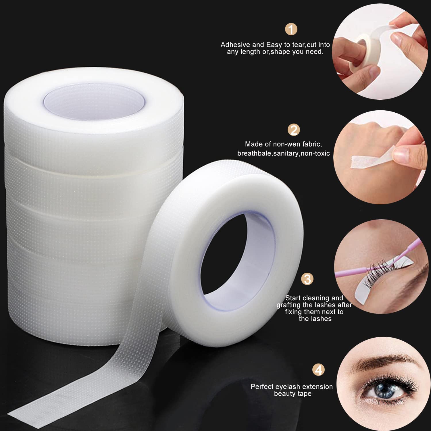 Eyelash Tape Transparent Adhes - Lash Removal Cream 评论和价格