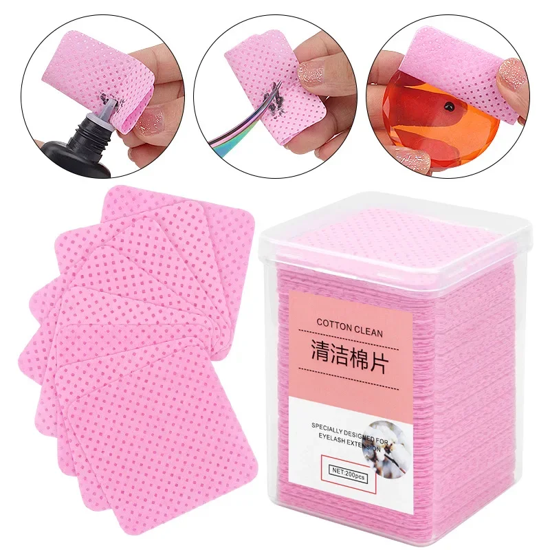 Eyelash Glue Remover Wipe 200P - Lash Removal Cream 评论和价格